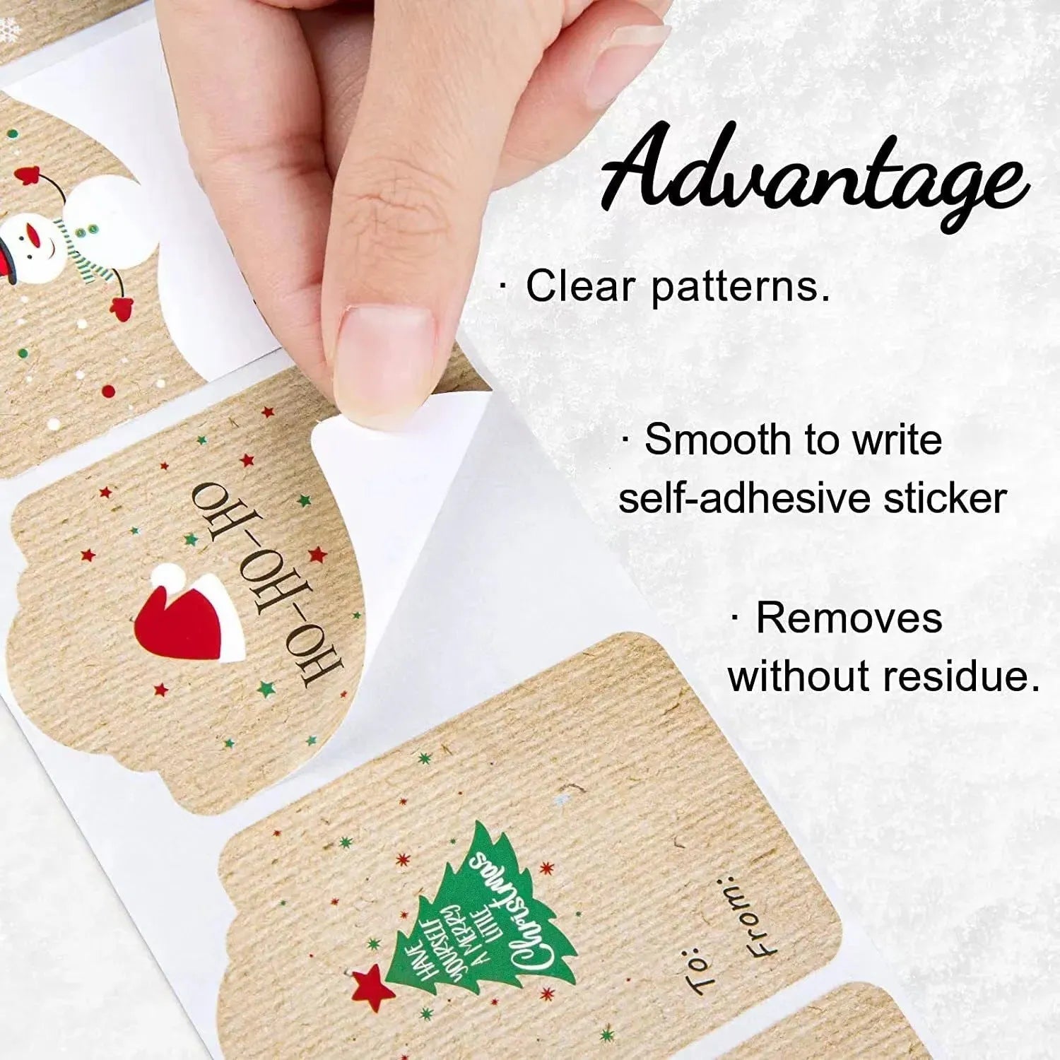 Christmas Stickers Gift Packaging Decoration Adhesive Stickers - Bellarte Enchanté Christmas Stickers Gift Packaging Decoration Adhesive Stickers